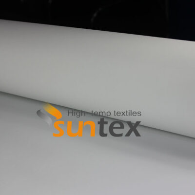 White 220gsm PU Coated Fiberglass Fabric