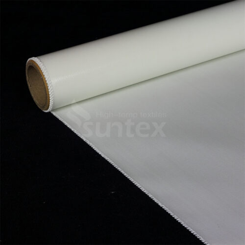Ultra Thin White 280 gsm Silicone Coated Fiberglass Fabric for Fire Blanket
