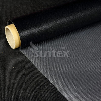 Black 580gsm PTFE Coated Fiberglass Fabric