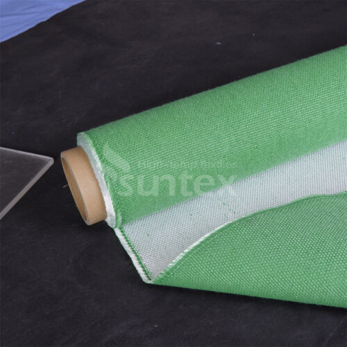 Green Acrylic Coated Fiberglass Fabric