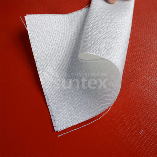 White Acrylic Coated Checkborad Weave Fiberglass Fabric