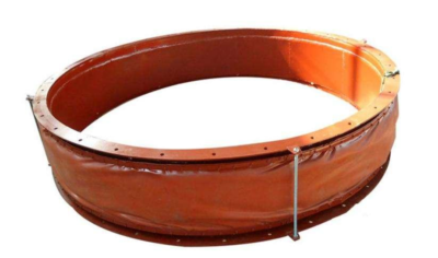 red expansion fabric joint