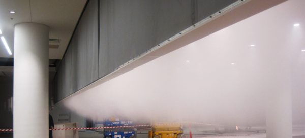 Somke Curtain Fireproof A2 Leve Fiberglass Fabric
