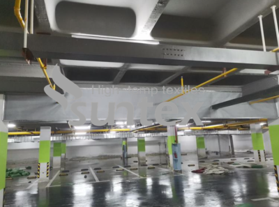 smoke curtain of pu fiberglass