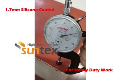 1.7mm Silicone Both Sides Coated Fiberglass Fabric for Heavy Duty Work