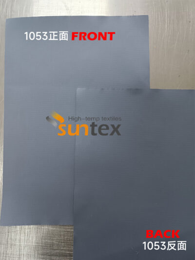 Thin and lightweight Fire Proof Grey 400gsm 0.3mm Silicone Coated Fiberglass Fabric for Thermal Insulation