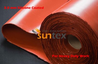 3.0mm Silicone Both Sides Coated Fiberglass Fabric for Heavy Duty Work