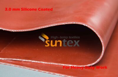 3.0mm Silicone Both Sides Coated Fiberglass Fabric for Heavy Duty Work