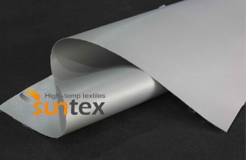 High Performance 560 gsm Silicone Both Sides Coated High Temperature Fiberglass Fabric for Thermal Insulation