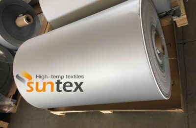 High Performance 560 gsm Silicone Both Sides Coated High Temperature Fiberglass Fabric for Thermal Insulation