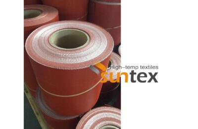 High Performance 560 gsm Silicone Both Sides Coated High Temperature Fiberglass Fabric for Thermal Insulation