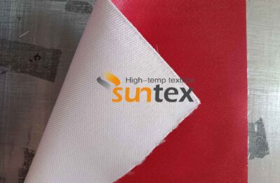 760gsm Red Silicone One Side Coated Fiberglass Fabric