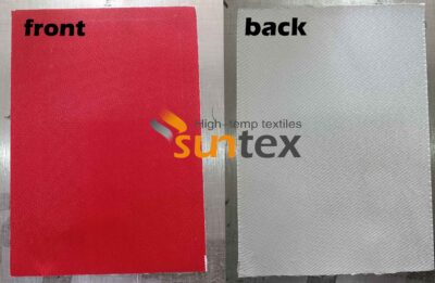 760gsm Red Silicone One Side Coated Fiberglass Fabric