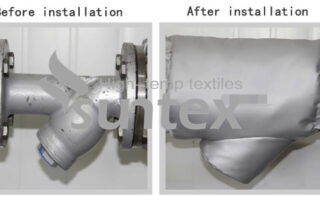thermal insulation of silicone coated fiberglass fabric