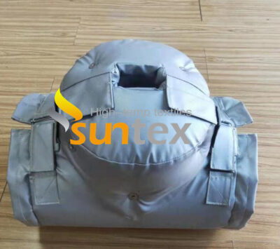 Silver Grey Silicone Coated Fiberglass Fabric Thermal Insulation Cover