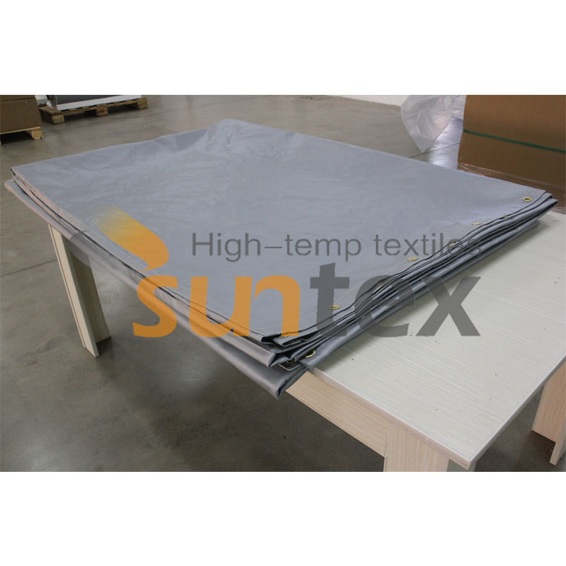 17oz. | 580gsm Silver Silicone Coated Fiberglass Welding Blanket /Roll