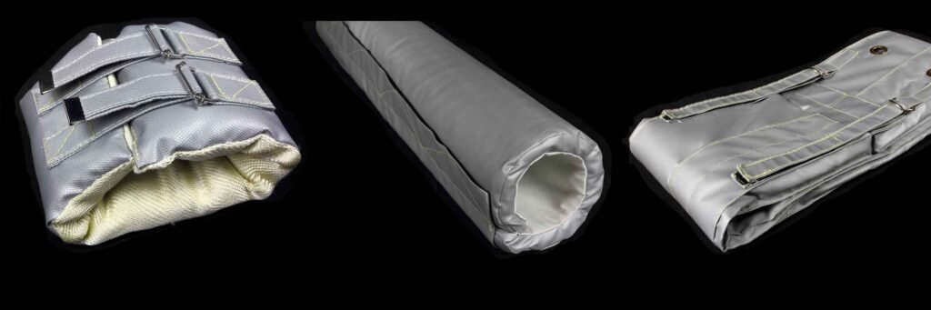 0.4mm Grey Coated Fiberglass Insulation Blankets Fabric