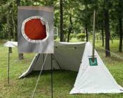 High temperature fabric for tent chimney